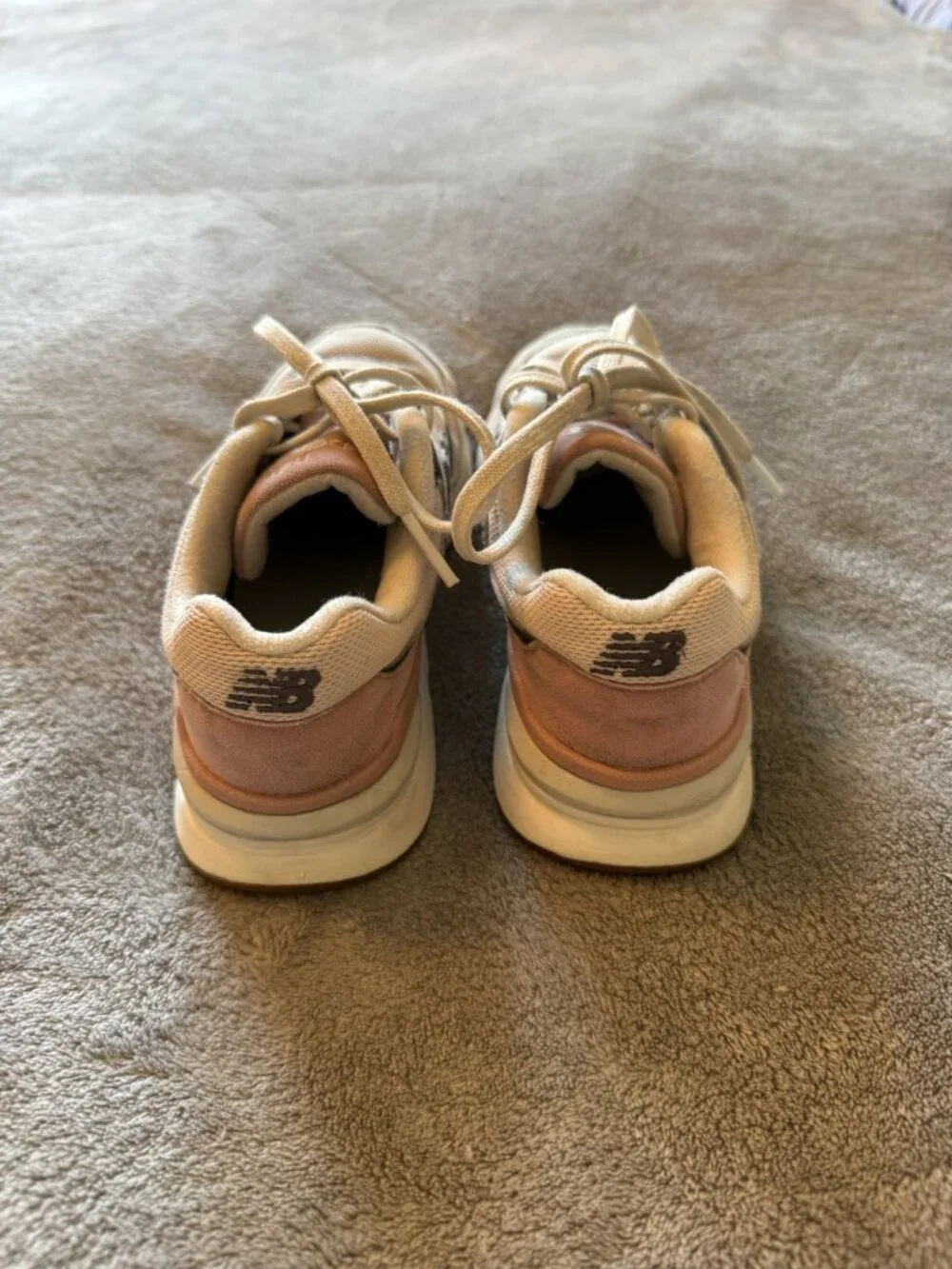 New Balance 997H Kids Sneakers Beige Pink PR997HYU US 1 M